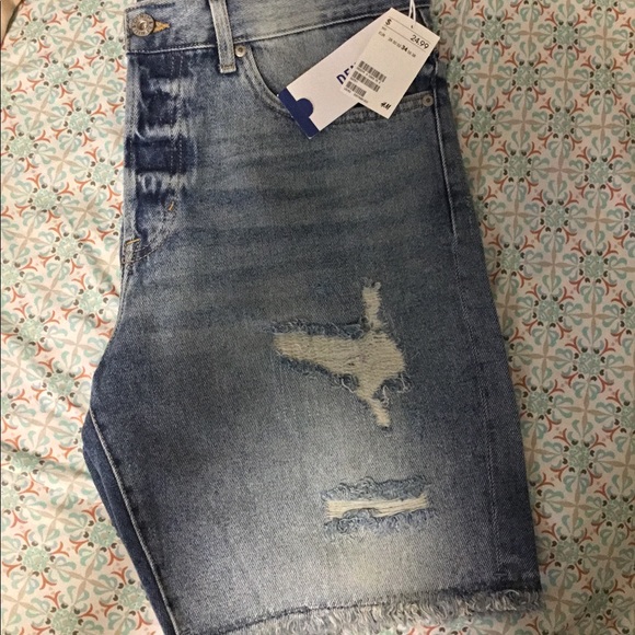 H&M Demin straight fit shorts 🩳 - Picture 1 of 4